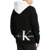 Calvin Klein Pull cardigan homme à col baseball zippé avec lettres superposées noir J319778-BEH