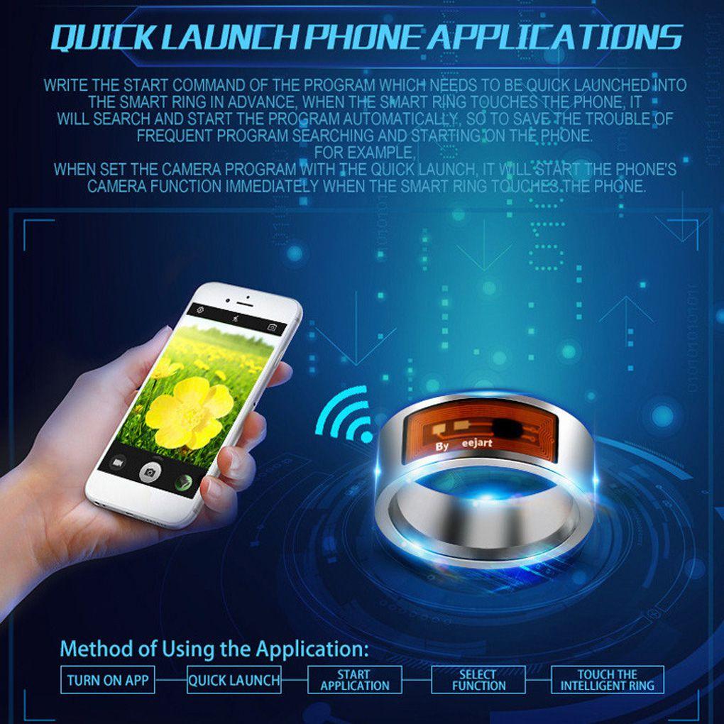 Smart Finger Ring Waterproof/dust-proof For Android Mobile Phone Wear Magic