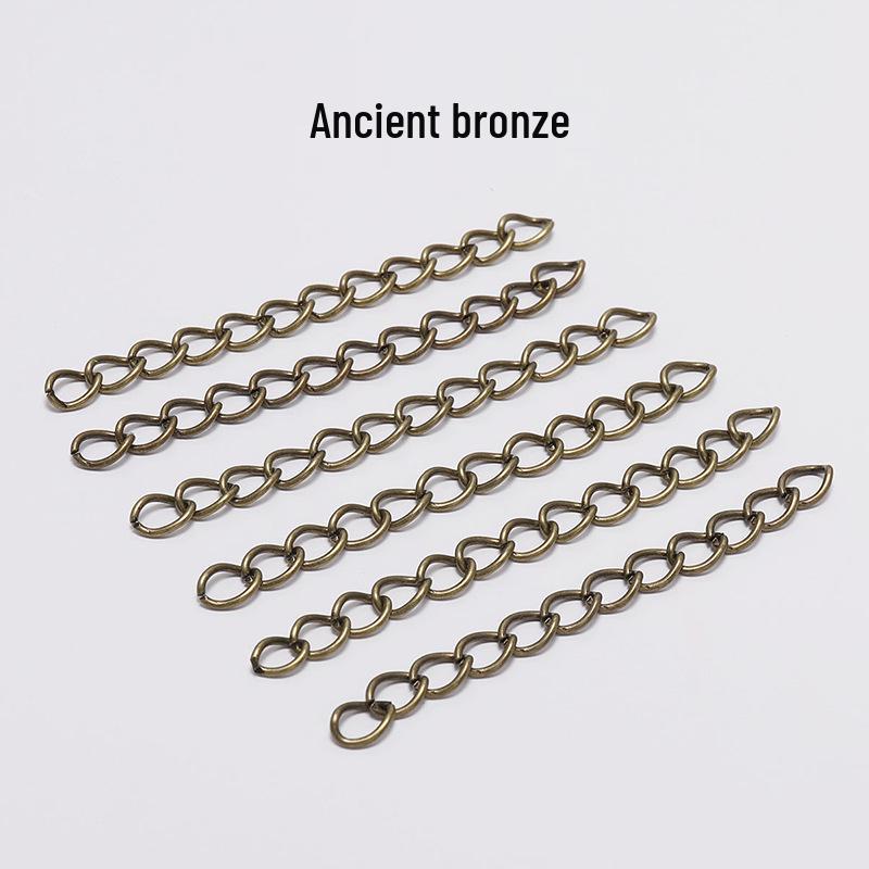 Verstellbare 5cm Verlängerungskette für Halsketten, Armbänder, Ohrringe - Schmuckzubehör, DIY-Materialien.