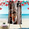 Hockey Beast Beach Towel Microfiber Beach Towel, Lightweight and Quick-Dry, for Summer Travel, Swimming Pool Fan Birthday Gift