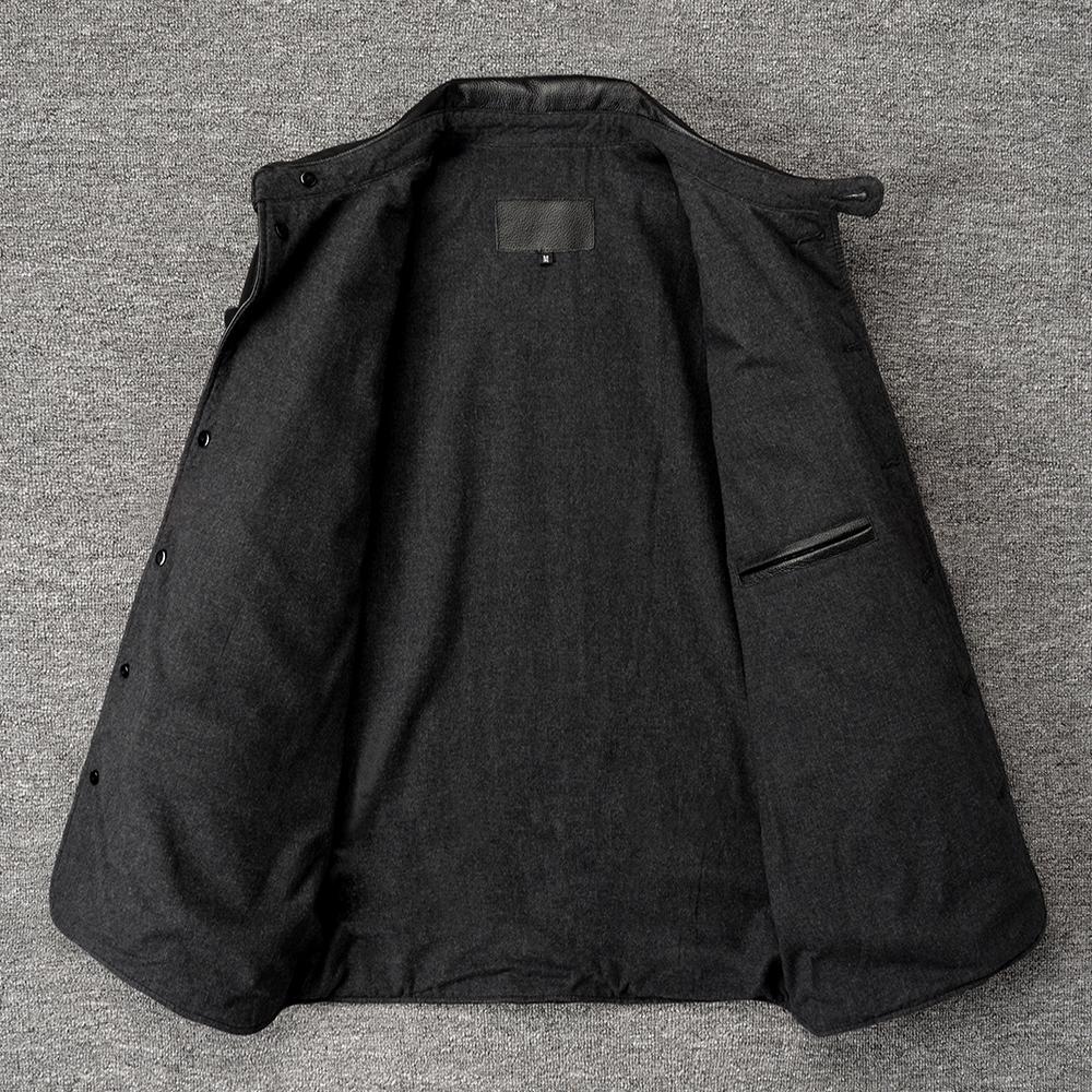 Gatekeeper Jackets Genuine Cow Leather Jacket Men Spring Autumn Coats Men's Cohiwde Jackets