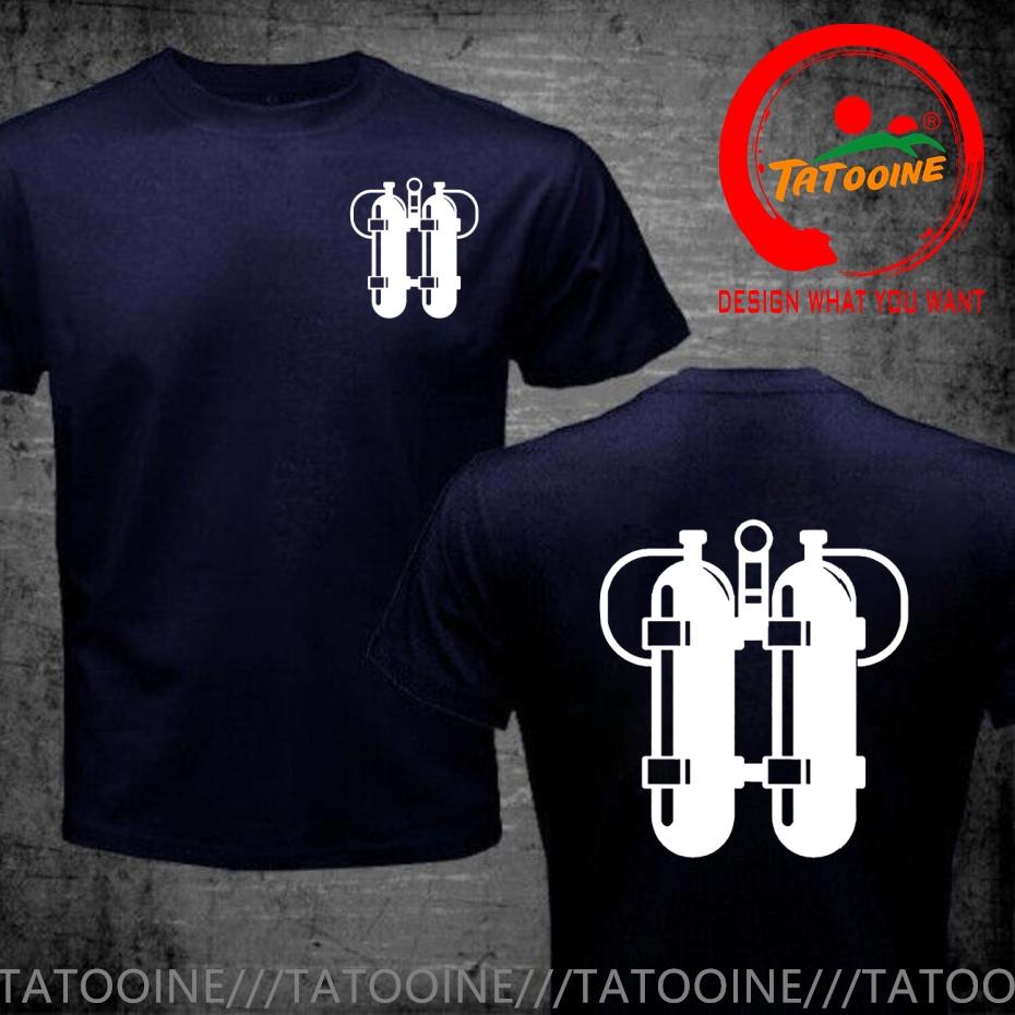 Funny Design Scuba Diving Twinset Print Shirt Unisex Fashion Trendy Casual Clothing Stylish Tops Tee Shirt Leisure Tshirt Unisexs