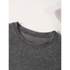 Fashionable crew-neck women's long-sleeve T-shirt, casual style, perfect for autumn commuting and daily wear