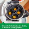 Food Grade 4-Hole Silicone Egg Steamer Heat-Resistant Egg Boiler For Kitchen Cooking
