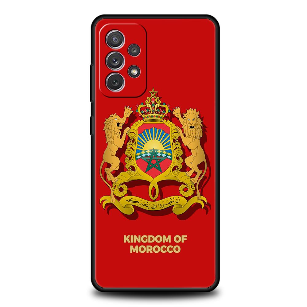 Moroccan flag Maroc Morocco Phone Case For Samsung A15 A13 A35 A55 A51 A71 A41 A31 A21S A03S A05 A23 A25 A33 A53 A73 5G Cover