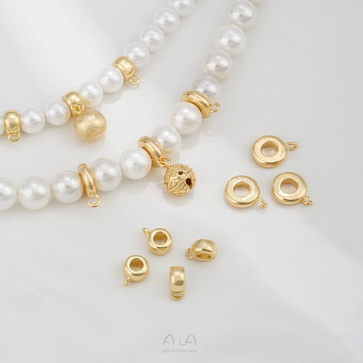 

14K Gold Filled Rondelle Beads & Open Jump Rings for DIY Bracelets