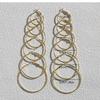 6 Pairs/Set Of Versatile Smooth C-Ring Earrings, With Different Sizes Of Ear Ring Combinations, Simple And Stylish Slimming Earrings