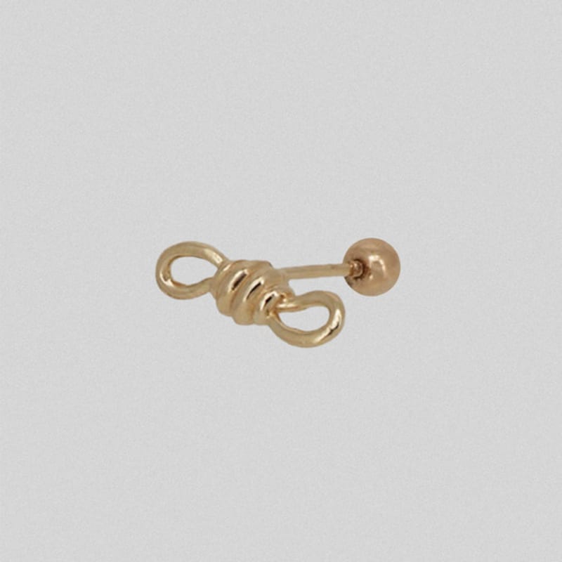 youngglow 14k tied piercing