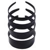 5pcs 1.8/2.8/3.8/4.8cm Wide Black Hairbands Simple Headbands Hair Bands For Women Girls DIY Handmade Hair Decoration Accessories