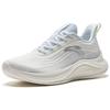 Anta Slip Resistant Abrasion Resistant Low top Casual Running Shoes Women's Ivory White Light Mist Gray Sneakers 922335571-1