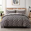 Boho Aztec Duvet Cover Queen King Vintage Colorful Southwestern Triangle Pattern Quilt Cover Exotic Tribal Geometric Bedding Set