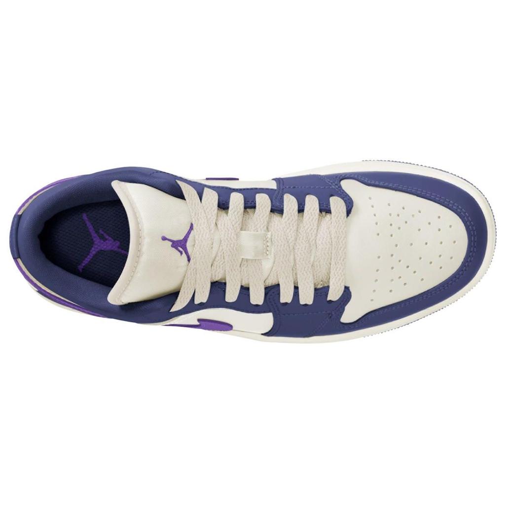 Air Jordan 1 Low Sky J Mor Kadın Spor Ayakkabı Sail Action-Grape DC0774-502
