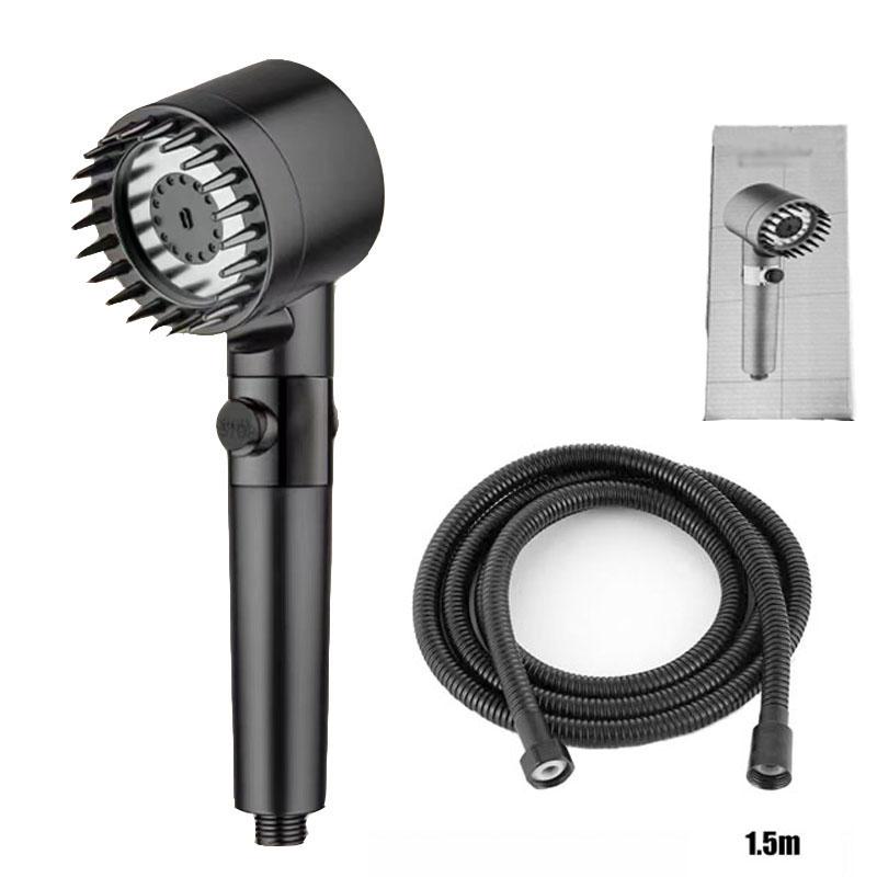 Portable Shower Filter Head Massage Three Modes of Water Output One Click Water Stop Showers for Bathroom Showerhead Accessories