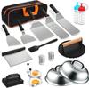 35-Piece Stainless Steel BBQ Tool Set - Outdoor Grill Spatula & Cooking Tools