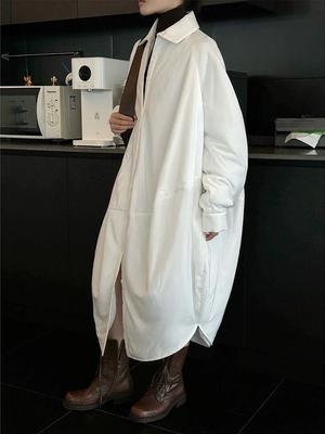 Lazy Style Loose Female Warm Blouses GJ1112