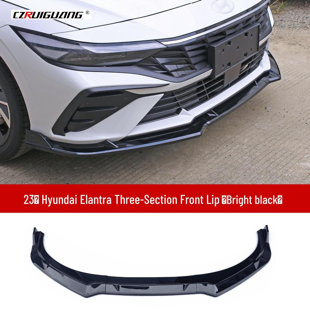 23-Model Hyundai Elantra Custom Body Kit: Front Splitter, Lip, Side Skirts, Louvers, Rear Spoiler, and Corner Protectors