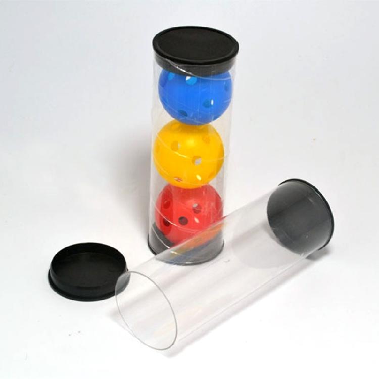 4Pcs Clear Golfs Ball Containers Portable Ball Case Plastic Tubes with Caps Small Display Tubes Golf Organizers