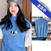 Zhao Zhaoyi Inspired Blue Knitted Vest - Women’s Retro Sleeveless Sweater for Spring & Autumn Layering