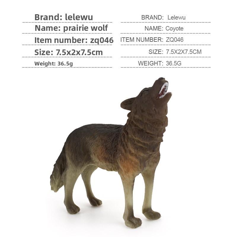 Simulated Deer Eagle Bull Bear Crocodile River Otter Wildlife Model Ornament For Collectors