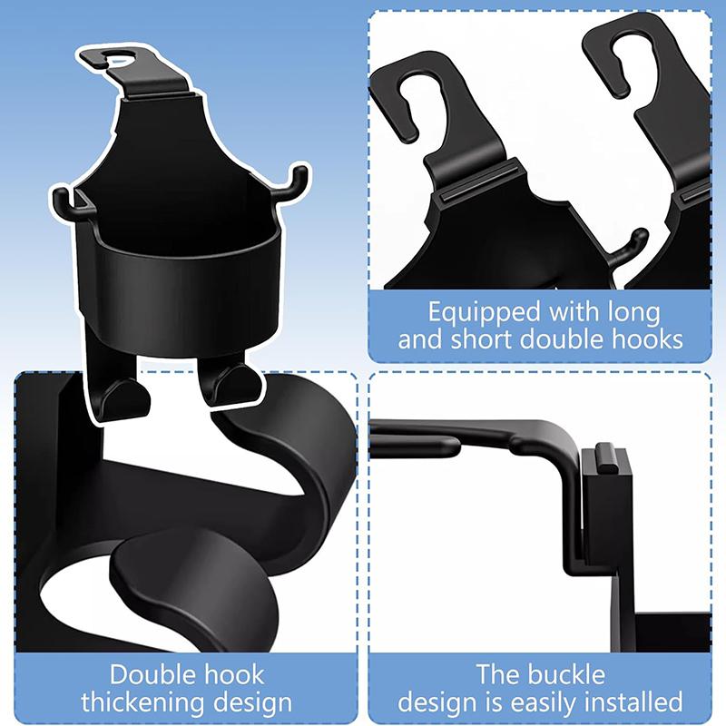 Multifunctional Car Seat Backrest Hook Cup Holder with Hook Back Seat Cup Holder