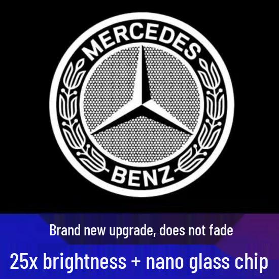 Lumină de bun venit din sticlă de cuarț Mercedes-Benz pentru Clasa E, Clasa C, Clasa S, GLC, GLE, GLA, GLS