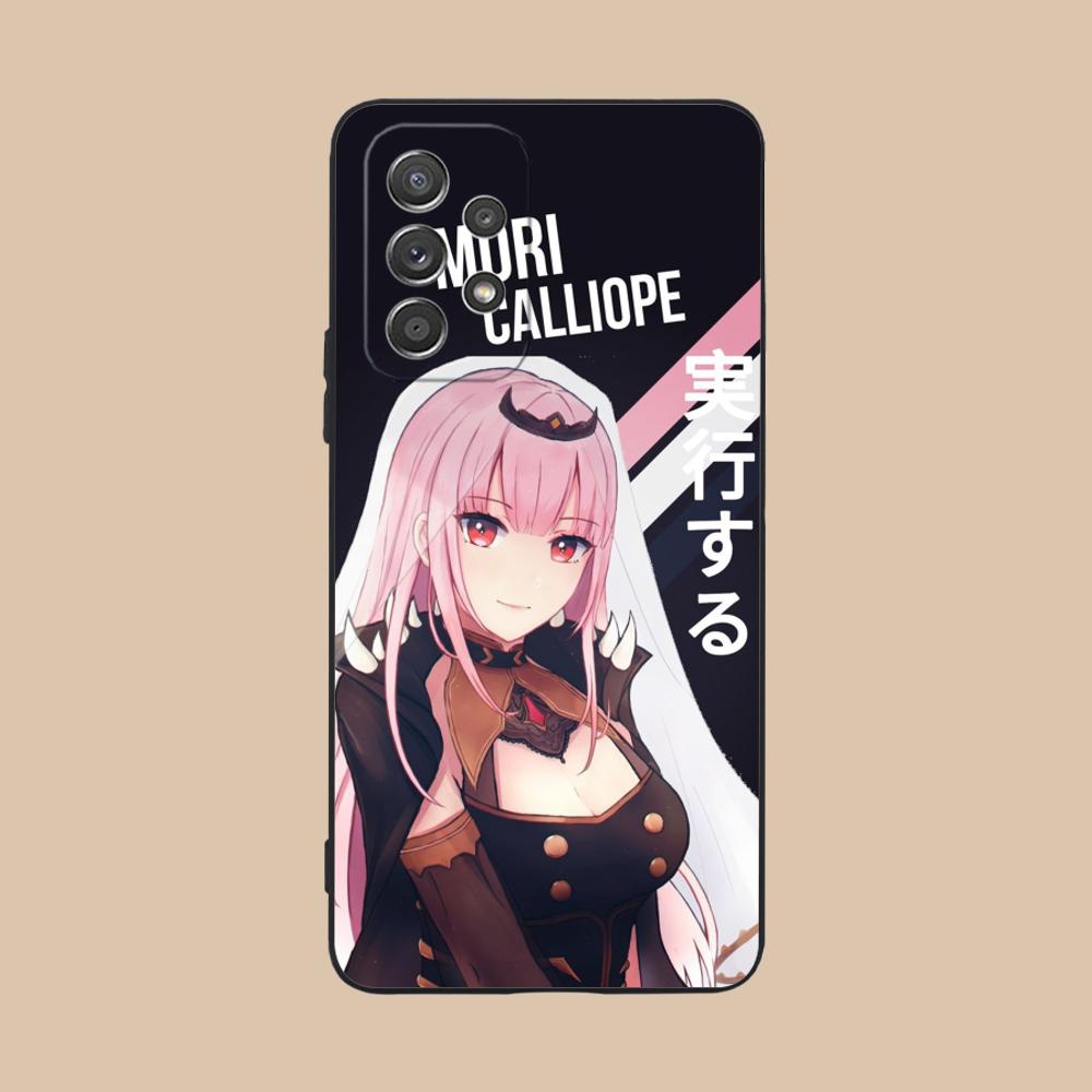 

Holo Mori Calliope Matte TPU Mobile Phone Case for Samsung Galaxy A56 55 54 53 52 51 36 35 34 23 16 15 5G Colorful Cover Galaxy A51 5G