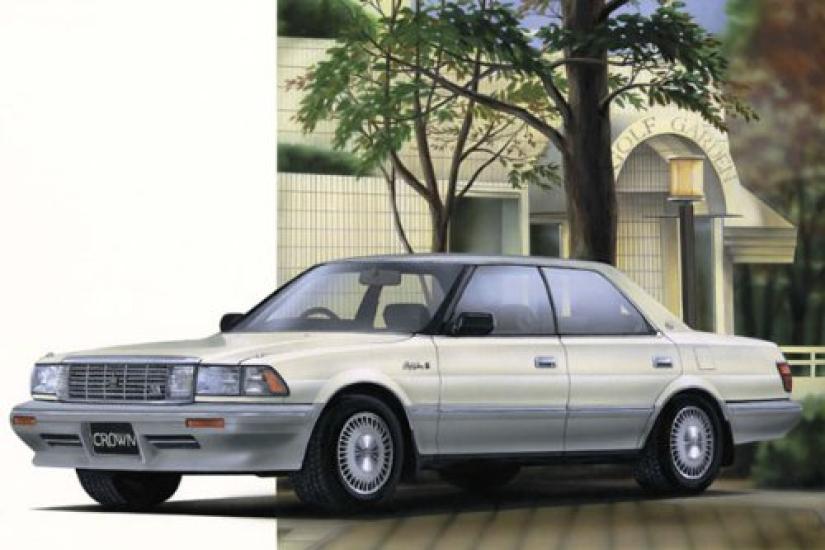 

Aoshima Bunka Kyozaisha The Best Car GT Crown Royal Saloon G UZS131 1/24 №04