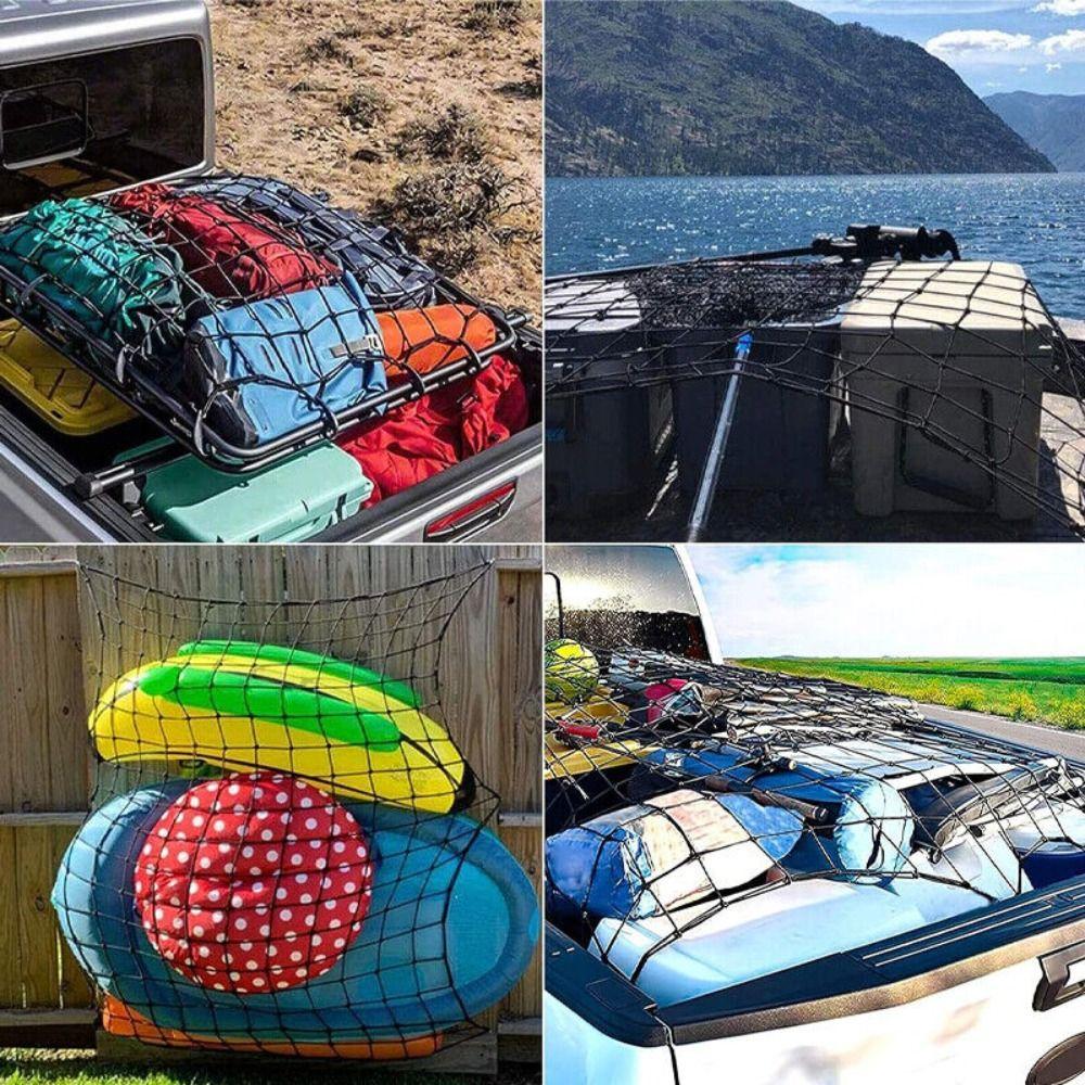 Black Car Tarpaulin Rope Hook PVC Kayak Cord Hook Universal Plastic Hook