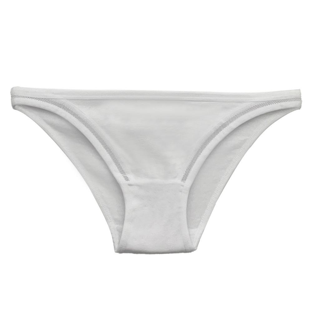 Low-Waist Sexy Cotton Breathable Panties with Thin Strap for Women