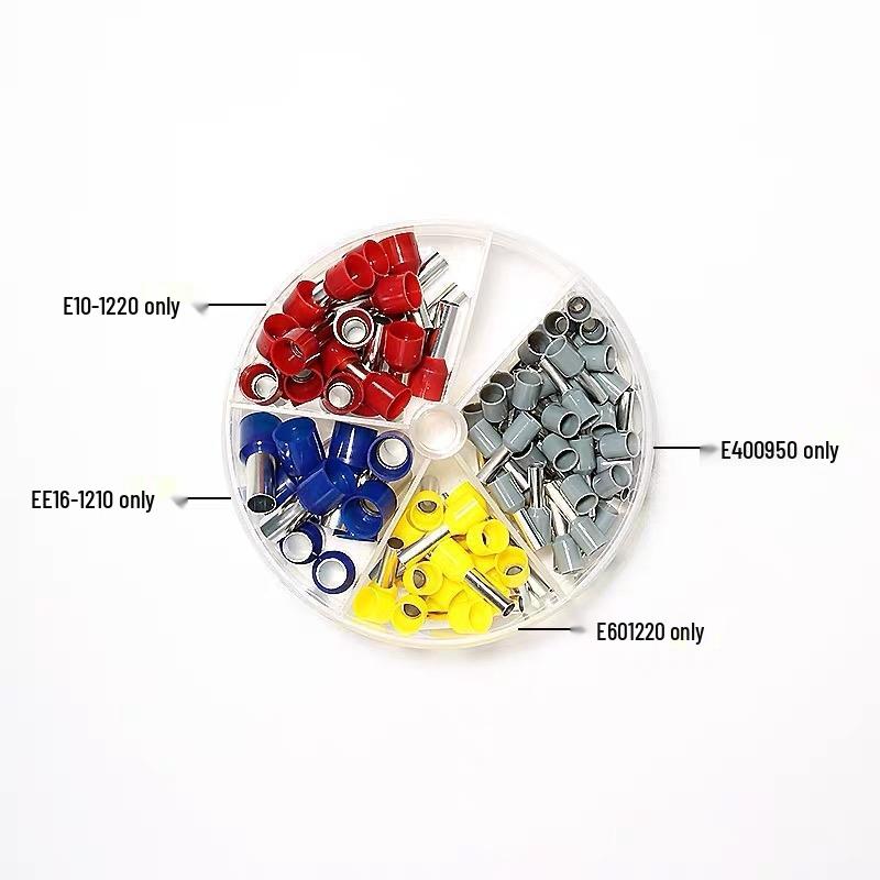 VE Tube Pre-Insulated Crimp Terminal Kit - European Pin Type Copper Wire Lugs