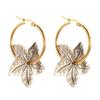 Women Earrings Balck Natural Shell Ear Rings Ornament Jewelry for Party Birthday