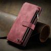 Wallet Phone Case for Samsung S25Ultra- Zipper Leather Multi-Functional Shockproof Card Holder Full Cover on Samsung S25/S24/S23/S22/S21/Ultra/Plus