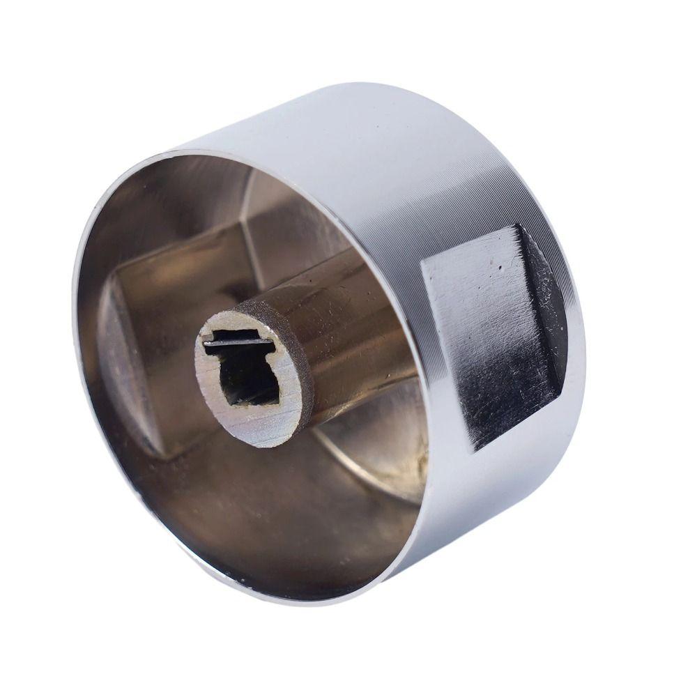 Bouton de cuisinière barbecue argenté Bouton d'interrupteur de cuisinière en alliage de zinc Nouveaux interrupteurs rotatifs