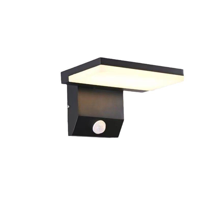 Rotatable LED Wall Light with Motion Sensor, Waterproof for Outdoor Courtyard and Garden