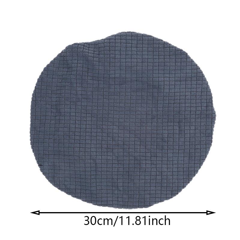 4pcs Adjustable Round Stool Cover Removable & Washable Chair Protector Stretch Fabric Fit Multiple for Home Decor