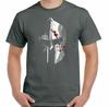 GYM TSHIRT Spartan Helmet Training Top Bodybuilding Weightlifting MMA Tee