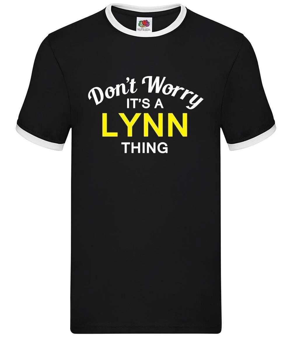

Don t Worry It s a LYNN Thing - Mens Ringer - Surname Custom Name Family S