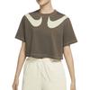 Nike Crop Tops Women's Umber Crew Neck Moderate DD5591-004