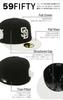 New Era Cap 59FIFTY MLB San Diego Padres SD Black Side Patch 14676980 NER35C8246 2-Tone