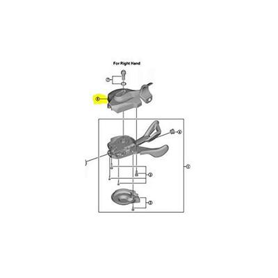 SHIMANO Repair Parts Bracket Unit Y06N98110 (SL-M7000-I-L Left) SL-M7000-I
