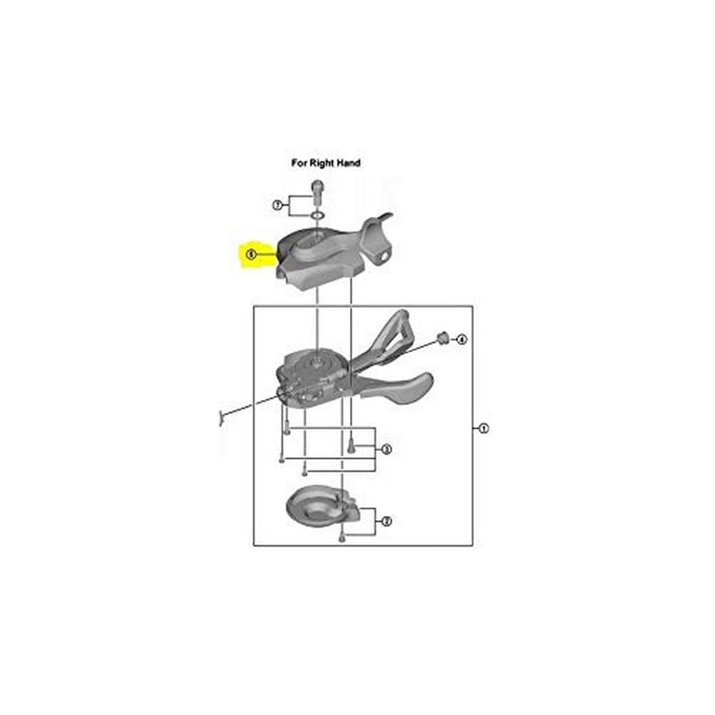 

SHIMANO Repair Parts Bracket Unit Y06N98110 (SL-M7000-I-L Left) SL-M7000-I