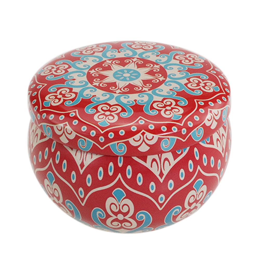 2.2 Oz Tea Pear Paste Candy Tin Gift Box with Candle Can Storage