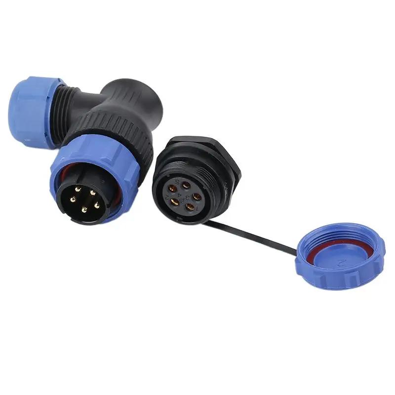 WEIPU SP21 SP2116/P SP2112/S 2 3 4 5 6 7 8 9 12 15Pin Waterproof Ip68 Aviation Connector Power Adapter Signal Adapter Plastic
