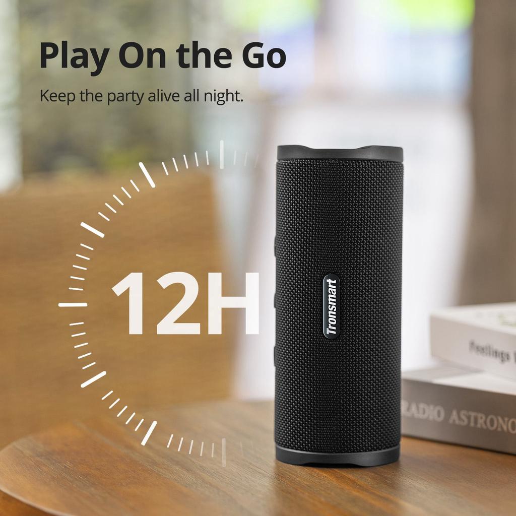 Altoparlante Bluetooth Tronsmart Mirtune C3, Suono Potente 24W, Impermeabile IPX7, 12 Ore di Riproduzione, Accoppiamento Stereo, Portatile con Cordino, Esterno