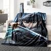 1 Stück Tokitou Muichirou Decke, Geschenk, für Männer und Frauen, Weiche Decke, Gut für Schlafsofa Couch Reisen, Leichte Flanelldecke