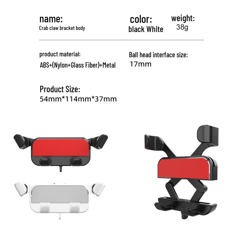 

Universal Car Air Vent Phone Holder for Women: Horizontal/Vertical, One-Word Gravity Clip, Ideal for Navigation