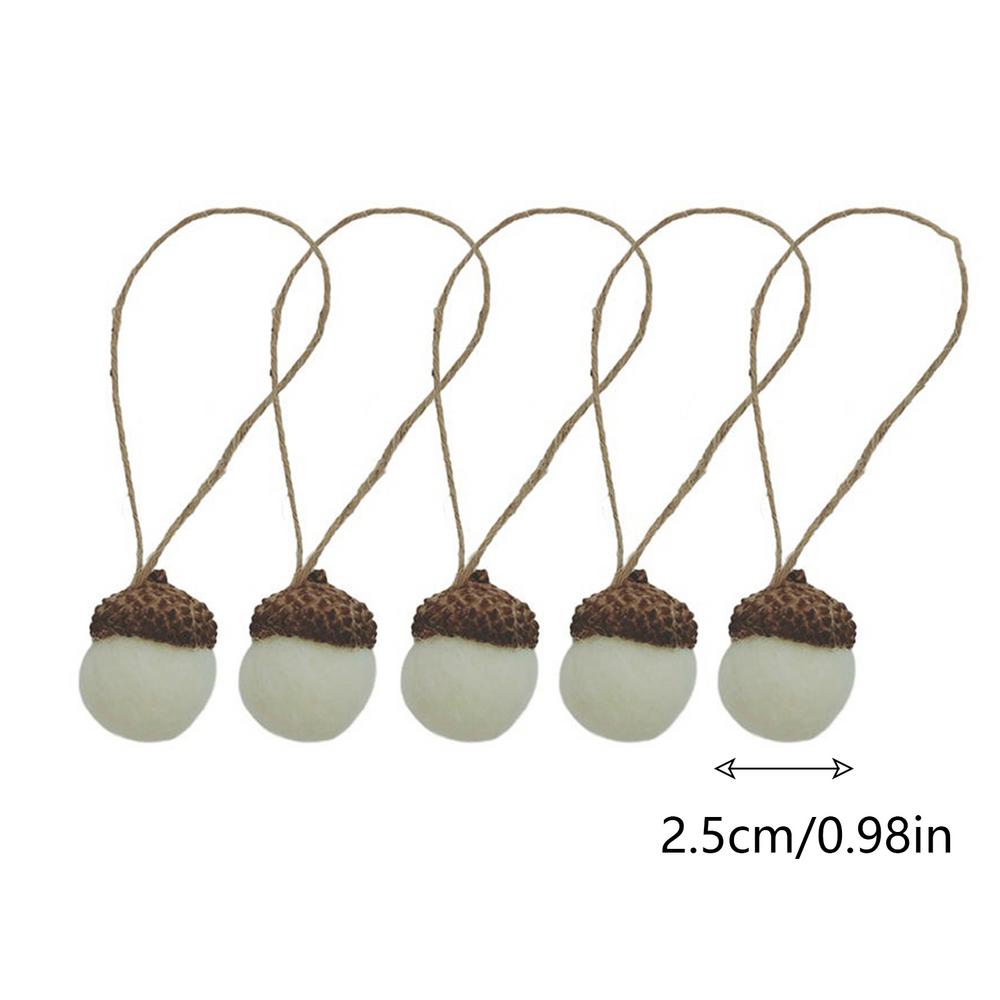 Filz Eichel Ornamente Herbst Thanksgiving Filz Eichel Anhänger Herbst Eichel Form Herbst Baum Schmuck Für Tür Fenster Treppengeländer