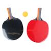 Tischtennisschläger-Set Langer schweißabsorbierender Griff Tischtennisschläger mit 3 Bällen für Anfänger