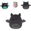 Soft And Cute Plush Animal Pillow Toy For Birthday Gift Banana Polka Dot Pig Glitter Bat Green Bat Unicorn Whale Blue Camouflage Shark 20cm Height
