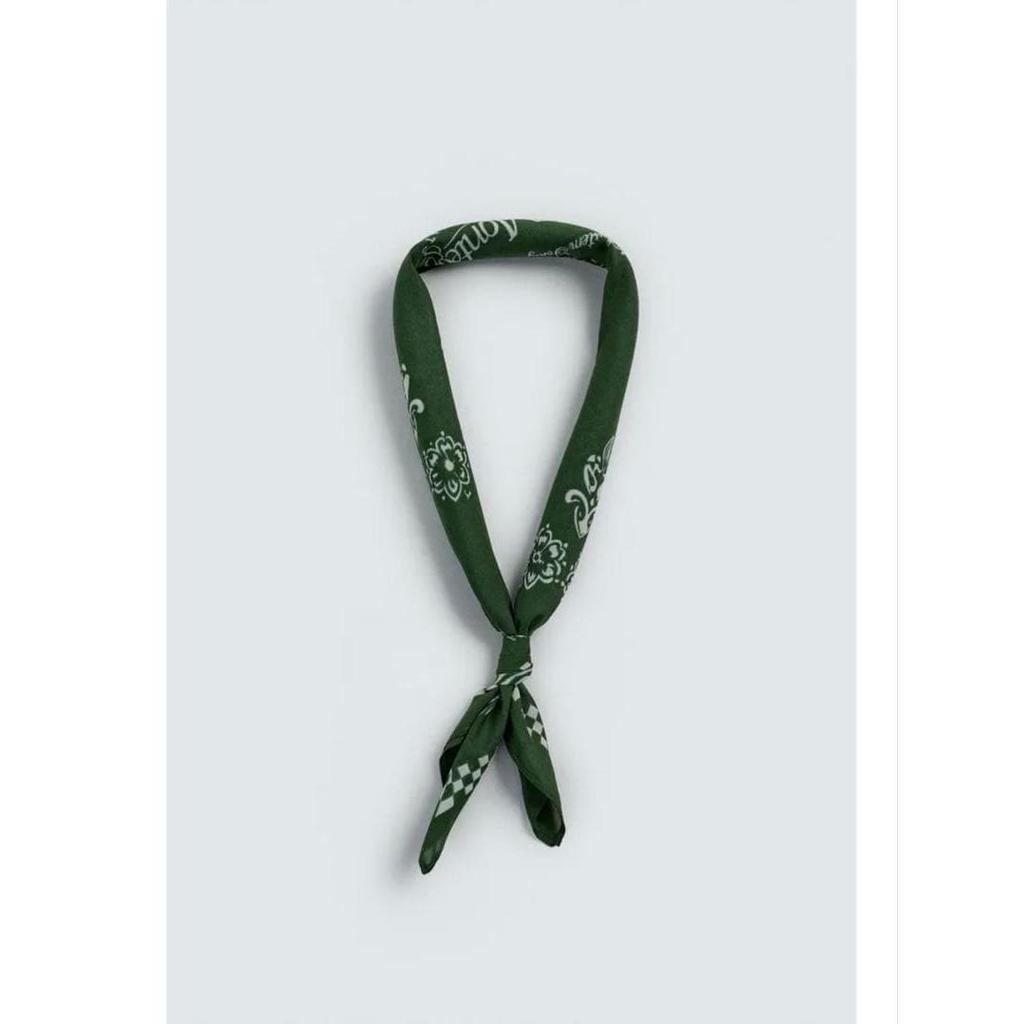 Used ZARA Scarf Bandana Green BTS Jin worn by Jin